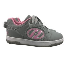 Heelys Womens 6 Shoes Voyager Skateboarding Lifestyle Sneaker Lace Up Gray Pink